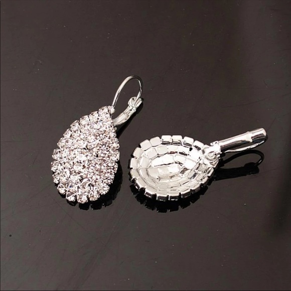 New Drop Dangle Earrings with Full Crystal Luxury - Picture 4 of 4